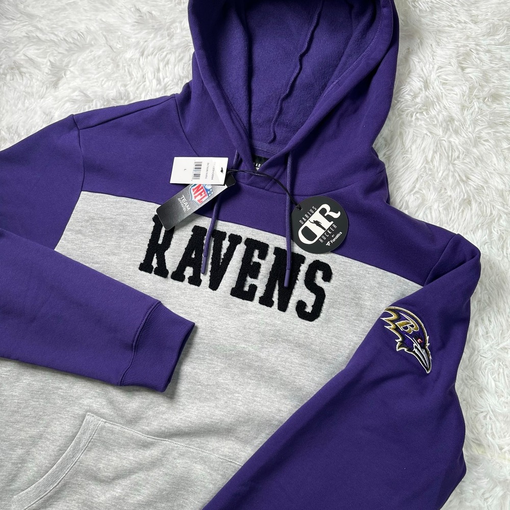 Darius Rucker x Fanatics Baltimore Ravens Hoodie Mens L Purple Gray NFL Pullover